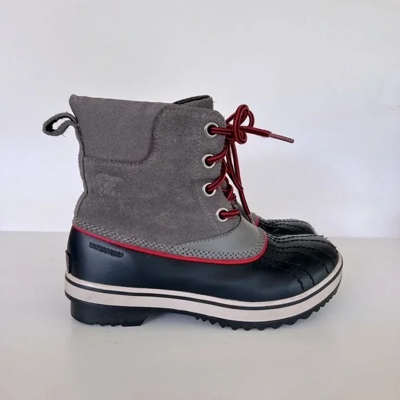 Sorel Slimpack II Youth Big Kids Lace Waterproof Winter Snow Boots, size 4 - Picture 2 of 11